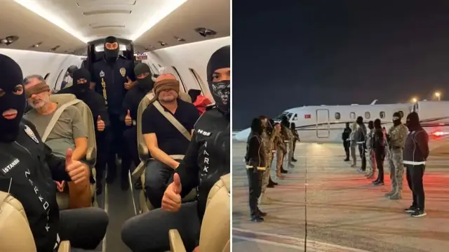 bakan yerlikaya duyurdu kirmizi bultenle aranan uyusturucu baronu turkiyeye getirildi I7dLgreU