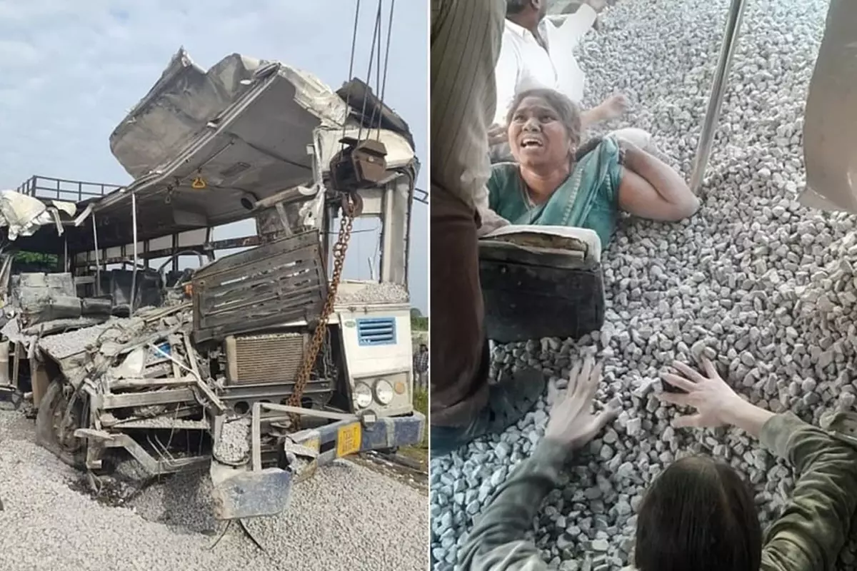 otobus ve cakil yuklu kamyon carpisti 20 olu bazi yolcular cakila gomuldu dL44qB2w.jpg