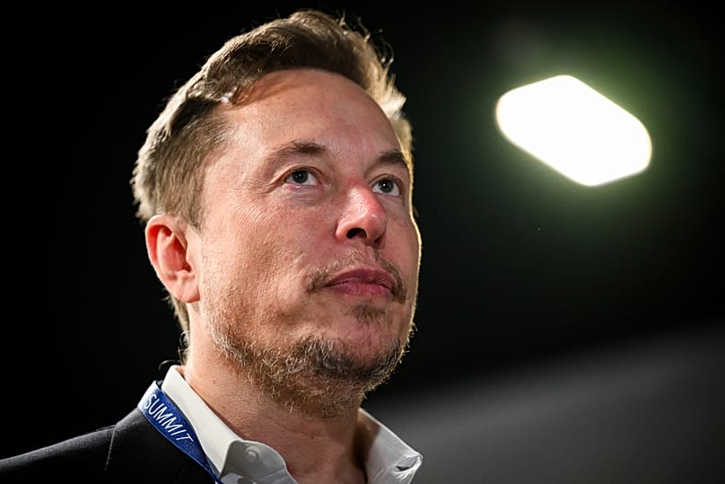 ARŞİV: Elon Musk, İngiltere, Bletchley'de, 1 Kasım 2023.
